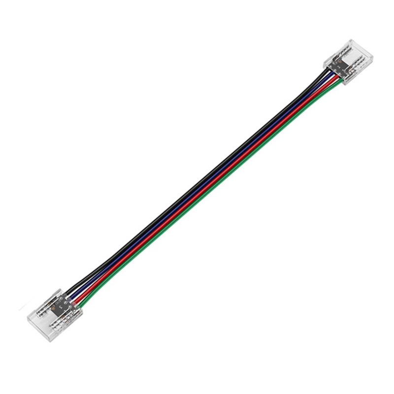COB LED Strip Connector 4 Pin For 10mm COB RGB LED Light Strips COB LED Strip Connector 4 Pin For 10mm COB RGB LED Light Strips